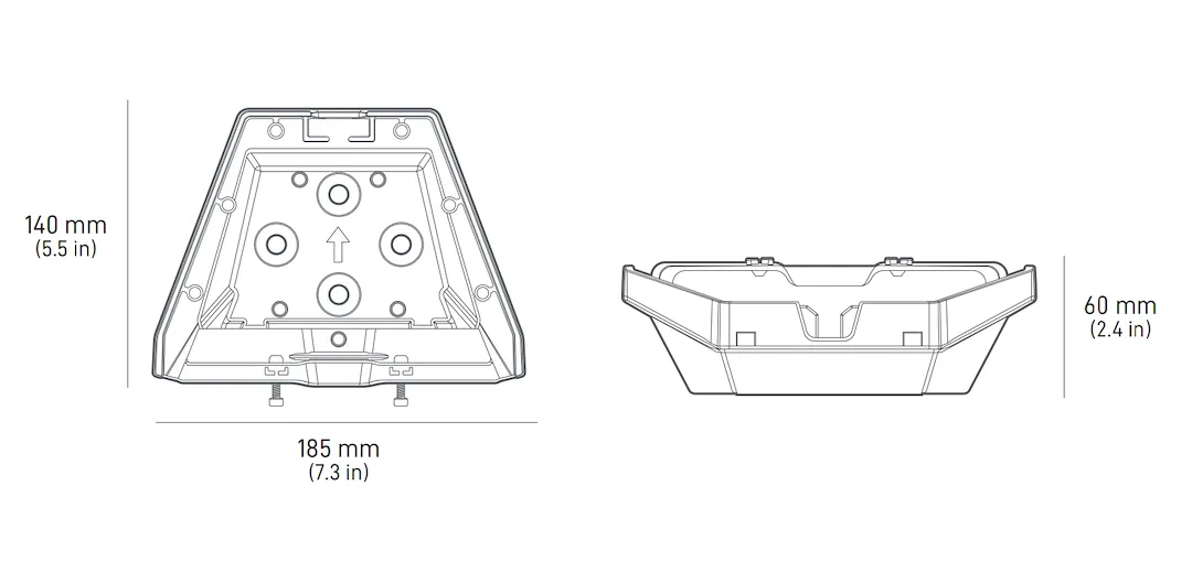 19-1260-12 – KVH INDUSTRY Satellite Internet Antenna Mount, Compatible With Starlink Standard Satellite Internet Ante...